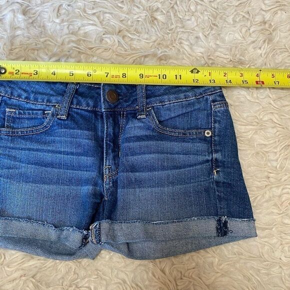 American Eagle Outfitters stretch denim shorts 00 - Picture 6 of 7